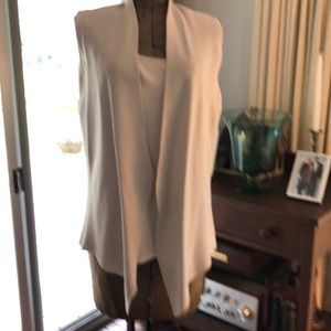 Classic Eileen Fisher style soft knit vest
